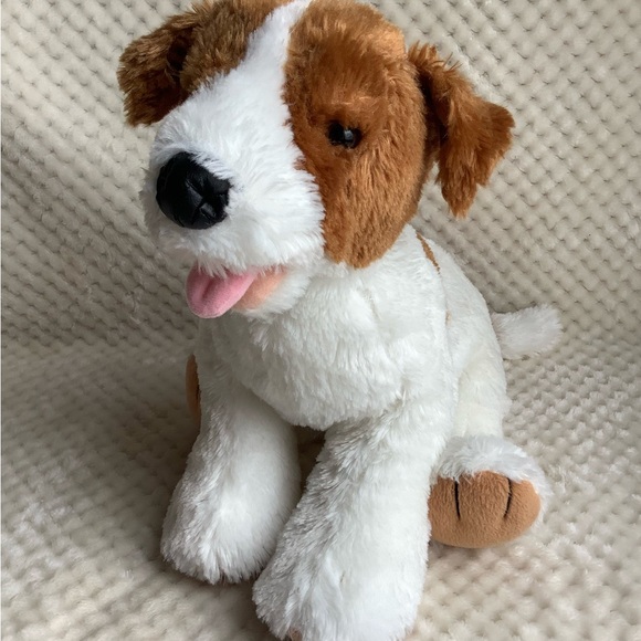 Build-A-Bear Jack Russell Terrier Cuddly Plush Puppy Dog Stuffed Animal - Picture 4 of 8